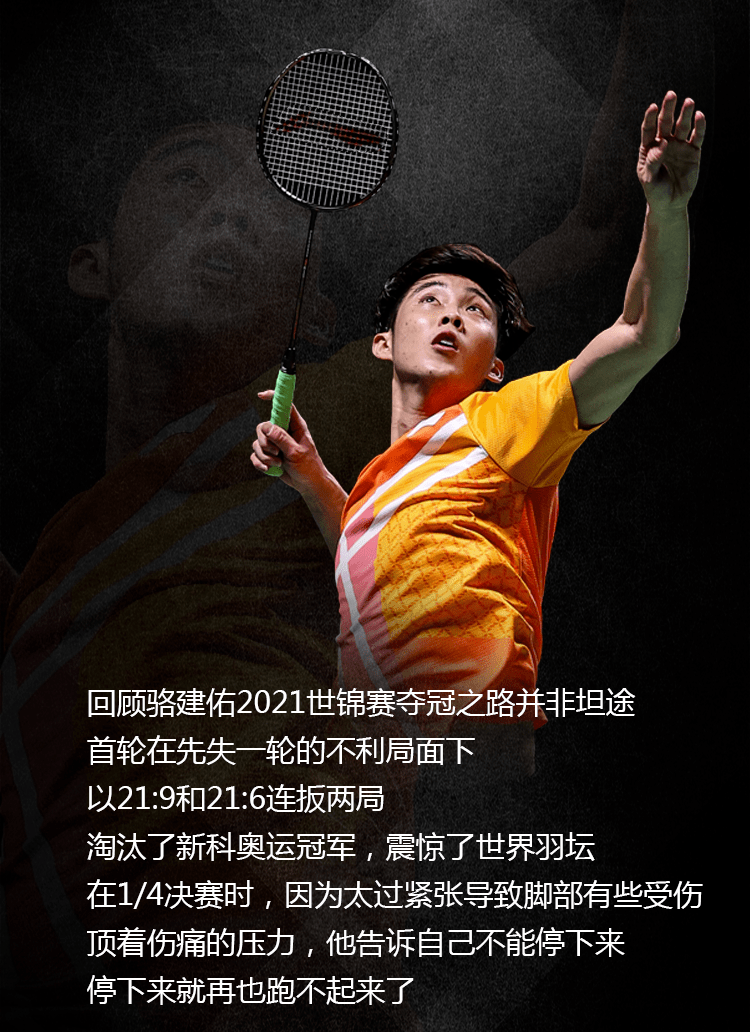 关注丨李宁官宣牵手世锦赛男单冠军骆建佑!_国羽_杂志_羽毛球