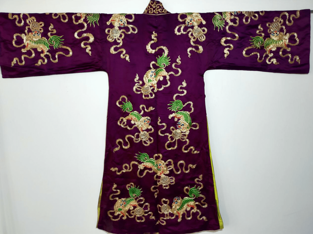 清代以来传统戏曲服饰展 61武生道袍_色彩_云看展_五色