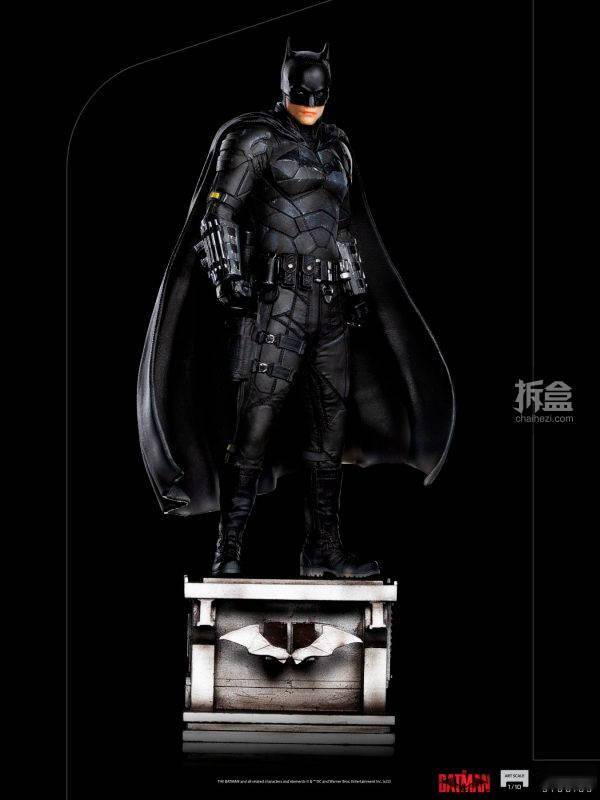 蝙蝠侠Iron Studios：1/10比例 2022版《The Batman/新蝙蝠侠》- 蝙蝠侠 雕像