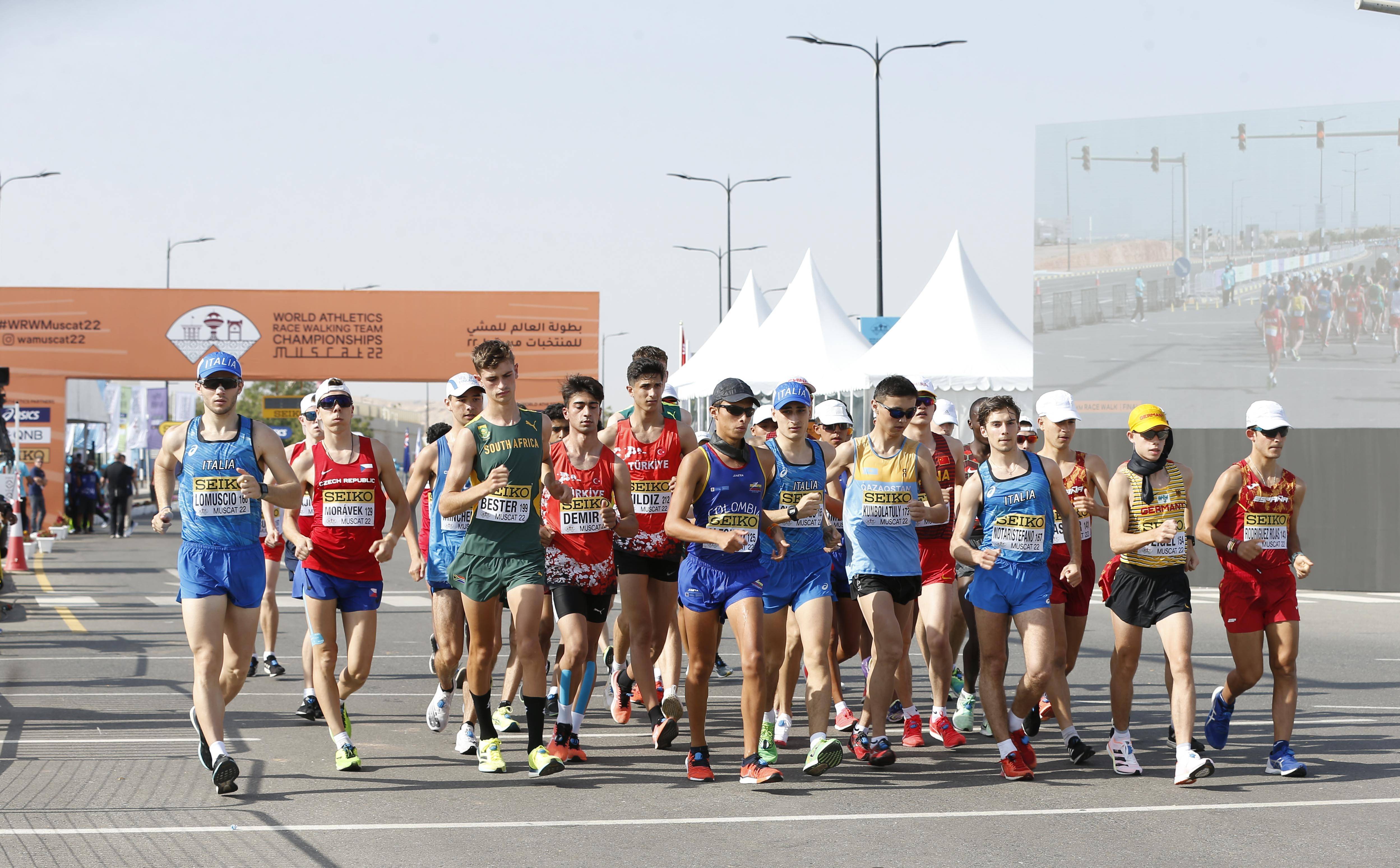 男子|田径——世界竞走团体锦标赛：中国队获男子青年组10公里团体冠军