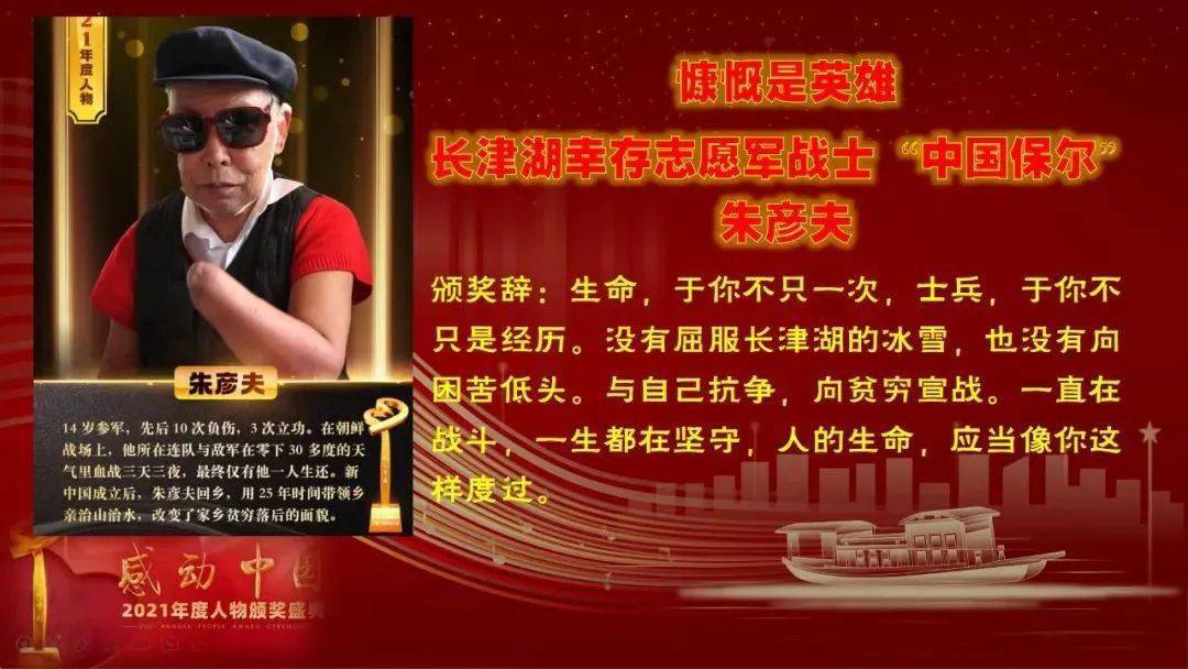 万喜电器2021感动中国十大人物民族的脊梁
