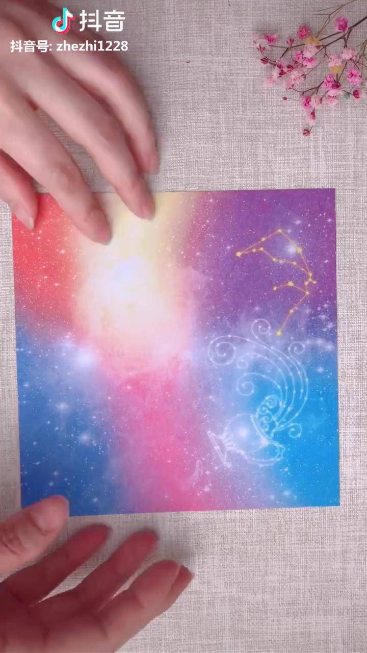 手工 折纸 水瓶座再火一次,评论区告诉我你们的星座!