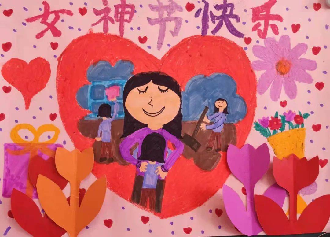 致敬了不起的“她”！看小画师如何描绘最美节日祝福