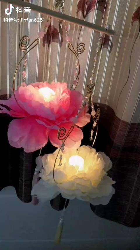 牡丹花灯_牡丹花_花灯