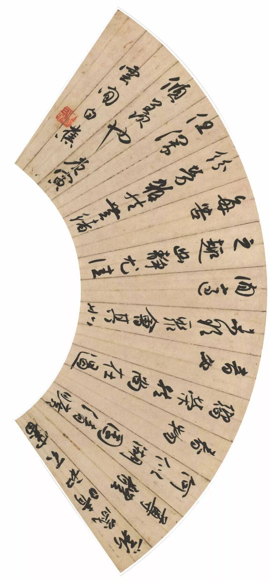 白蕉盛年精品书画扇面欣赏_书法_谢稚柳_邓散木