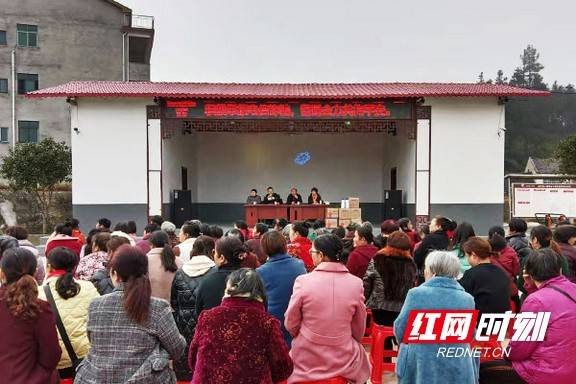 安化县小淹镇开展三八妇女节 法制宣传进社区活动_诈骗_电信_防范