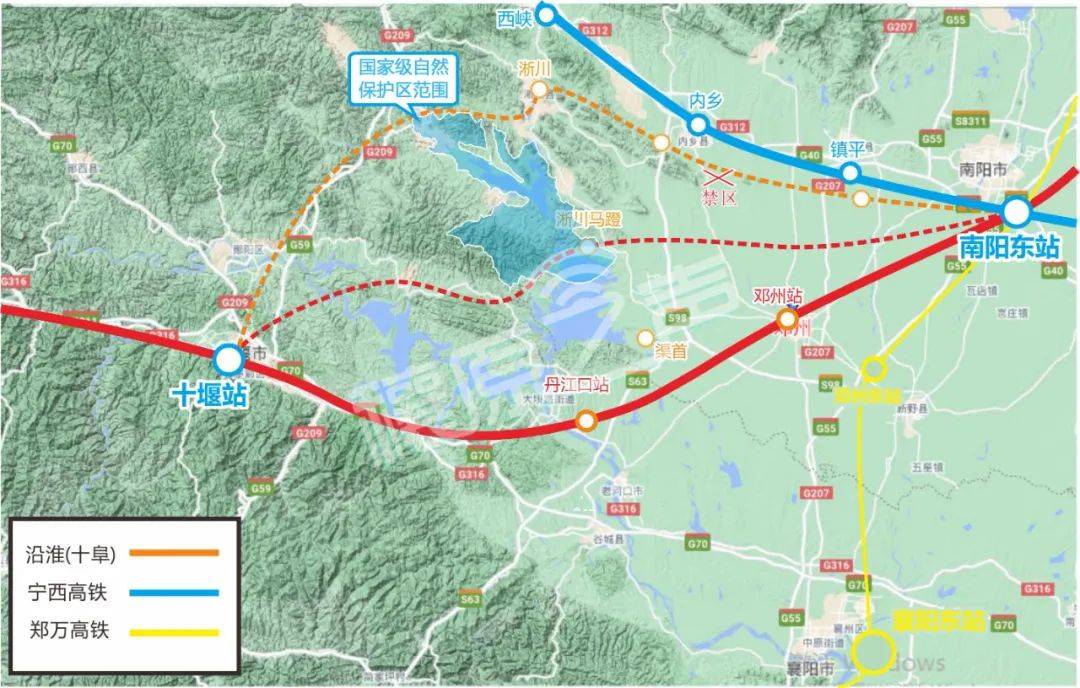 淅川铁路规划图图片