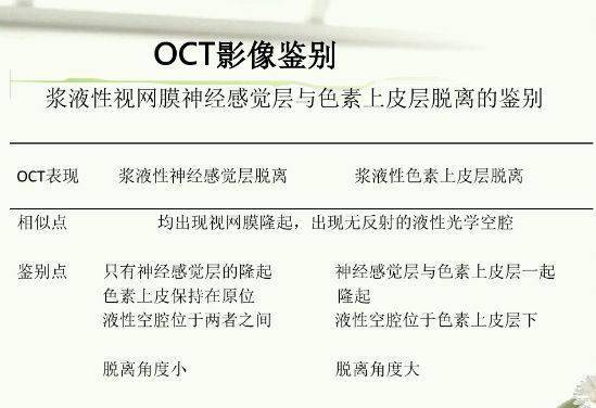 眼科新手必備oct基礎知識