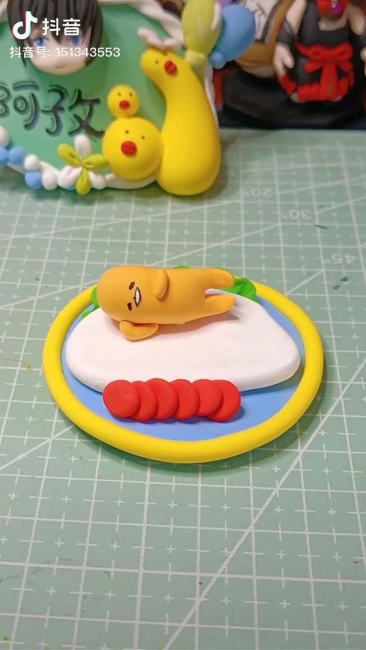 来一份早餐吧盲盒超轻粘土手工粘土教程