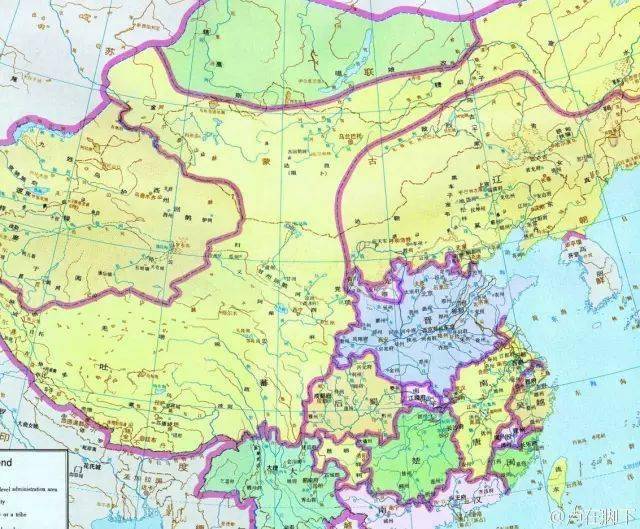 王朝的版图什么是中国