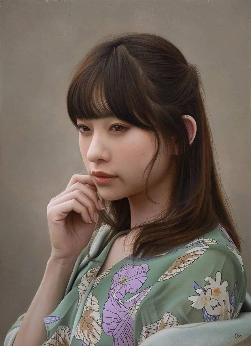 日本超写实绘画第一人,80后艺术家冈冈康夫的最新油画作品欣赏