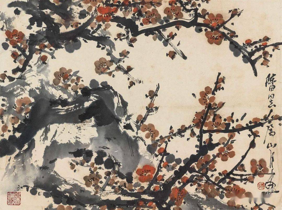 关山月没有风格就是我的风格高清梅花60幅