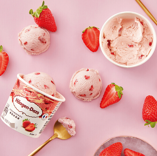哈根达斯冰淇淋149元购门市价350元10杯冰淇淋经典口味来袭香草草莓