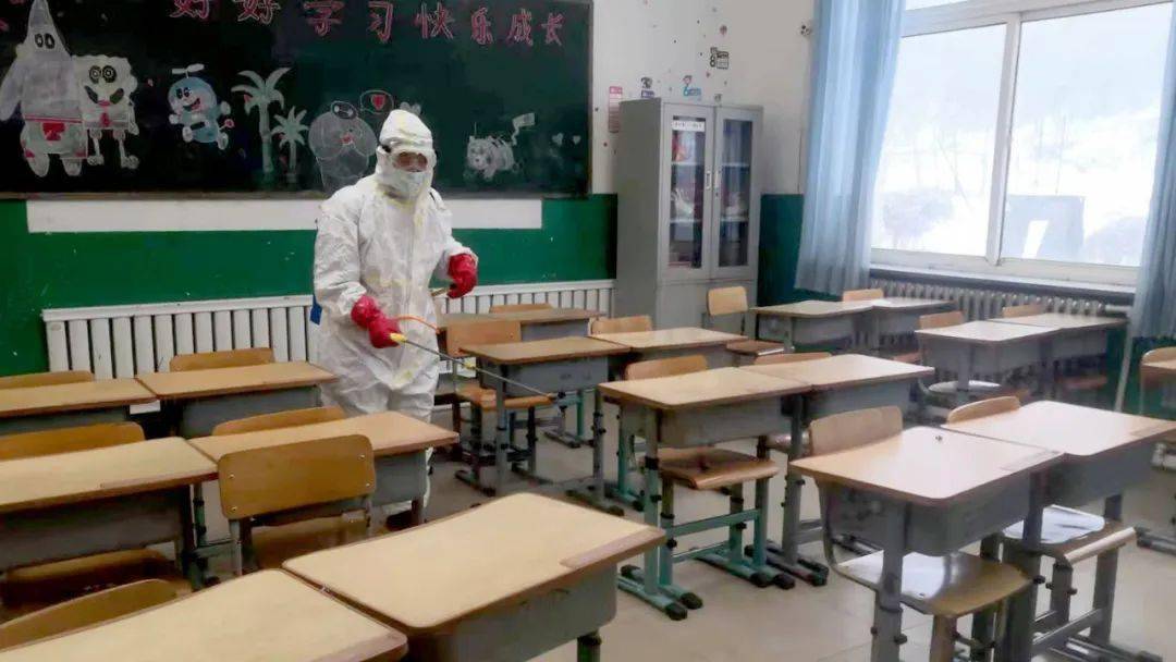 行动│五中召开67"共同班会",六中开展全面消杀_防控_工作_六道