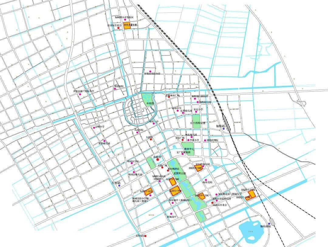 2022年上半年如皋城区拟出让地块出炉