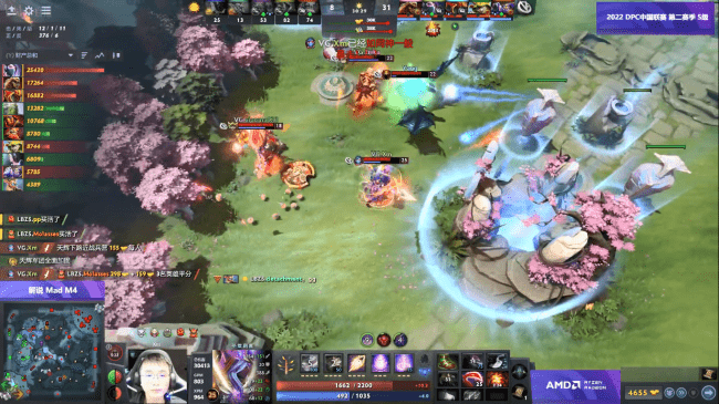 局面|DOTA2-DPC：Yang回家首秀，XM双暴走VG2-0LBZS