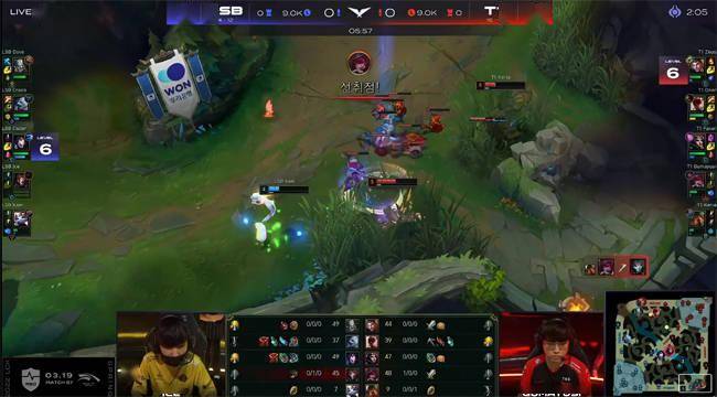 盲僧|LOL-LCK：小吕布薇恩圣银弩箭斩获三杀，T1让一追二LSB豪取17连胜