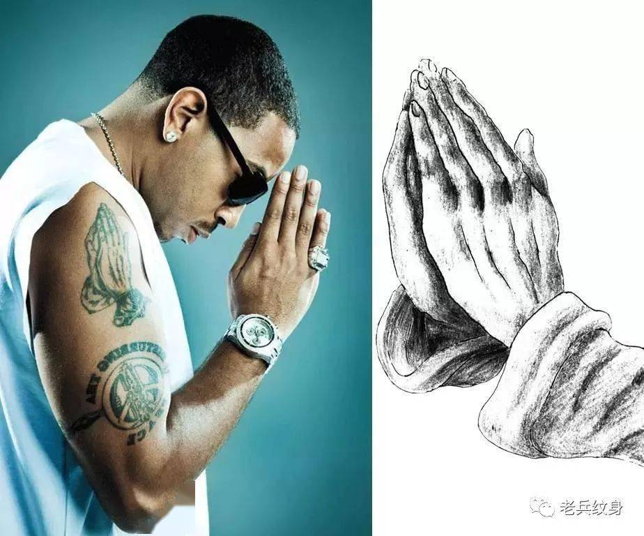 世界的艺术文化中当中出现最多的就是纹身文化▼就连emoji也有prayer