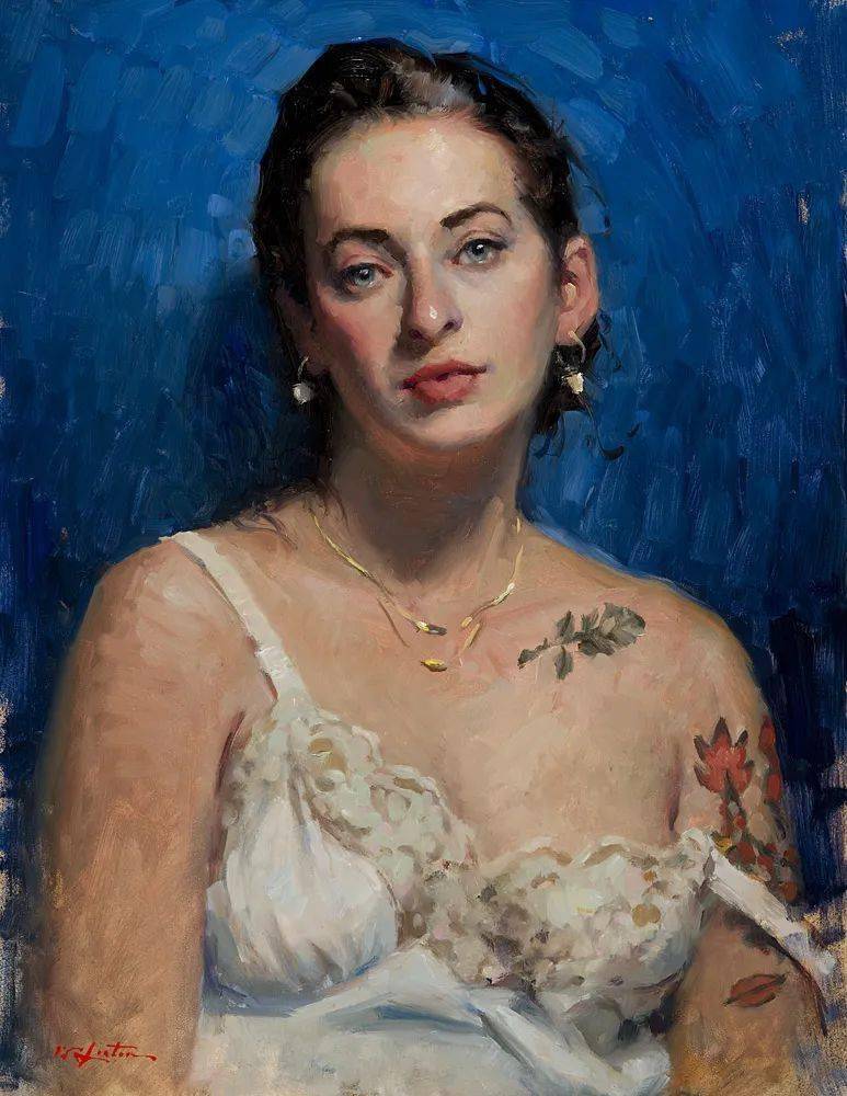 美国艺术家布莱斯卡梅隆的人体油画收放自如惟妙惟肖