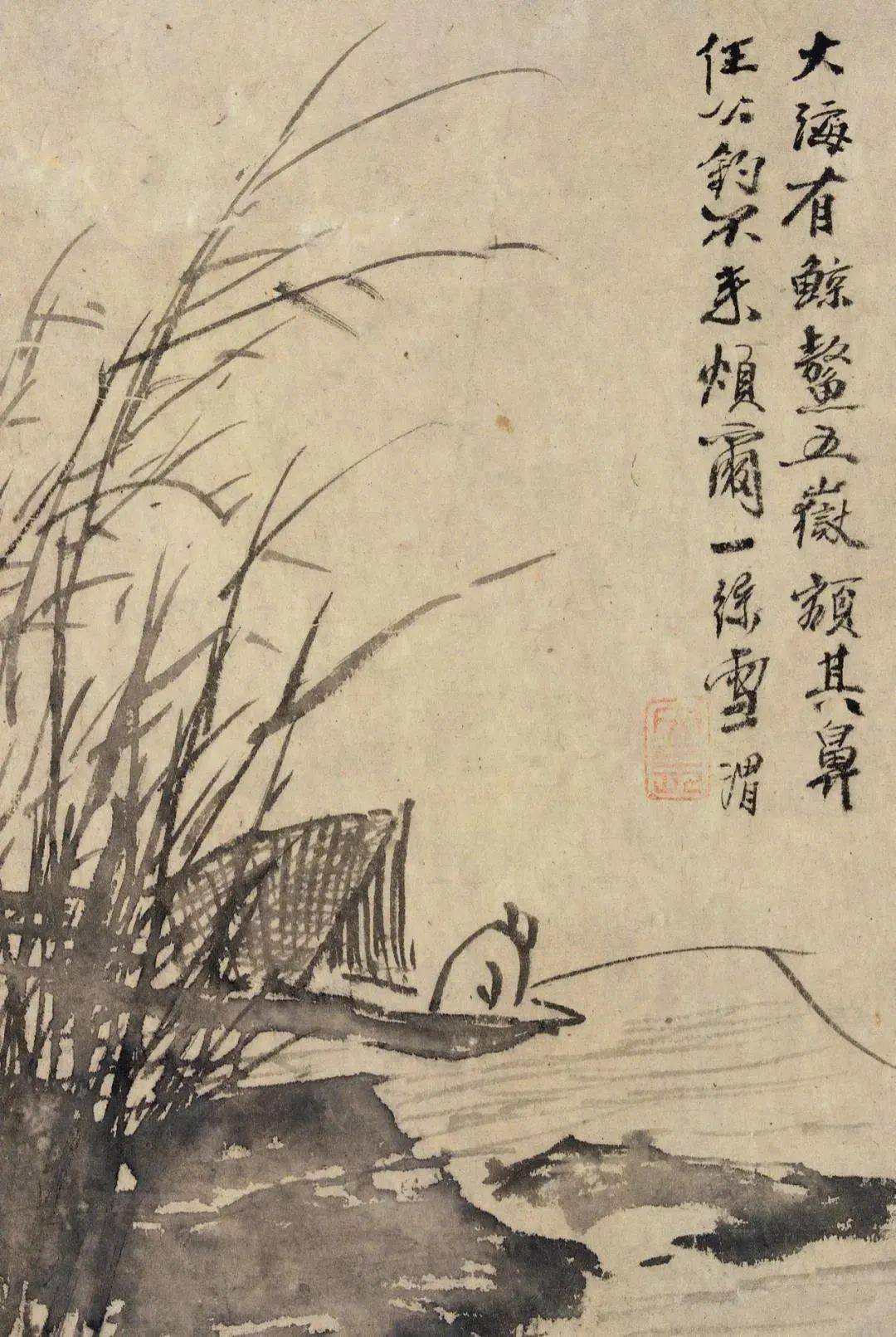 徐渭花鸟人物作品欣赏