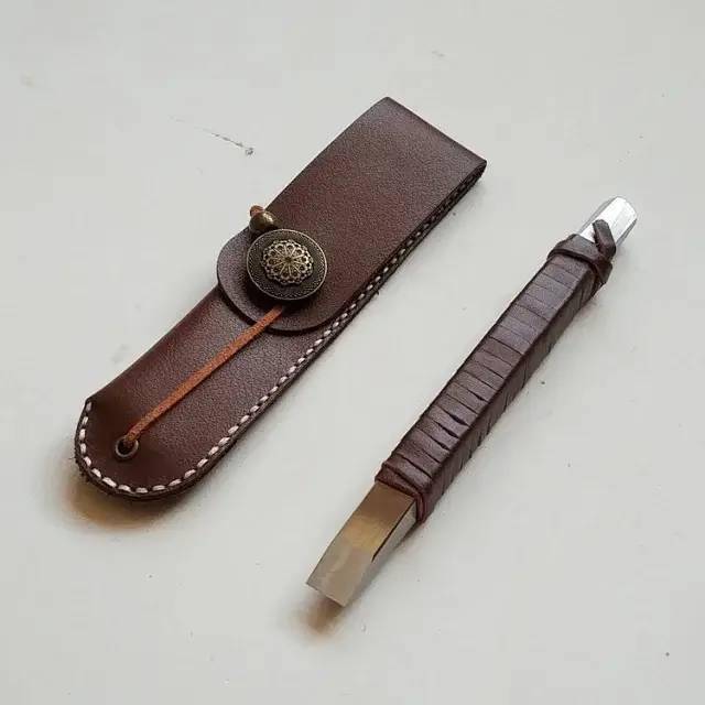 大篆刻刻刀重篆刻刀12毫米手工刻刀自制10毫米平口刻刀铜錾子刻铜刀