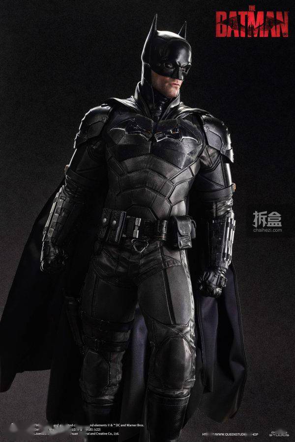 材质QUEEN STUDIOS 新蝙蝠侠BATMAN 罗伯特帕丁森 1/3全身雕像