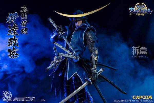 尺寸|ROCKET TOYS 战国BASARA 真田幸村 伊达政宗 1/6可动人偶