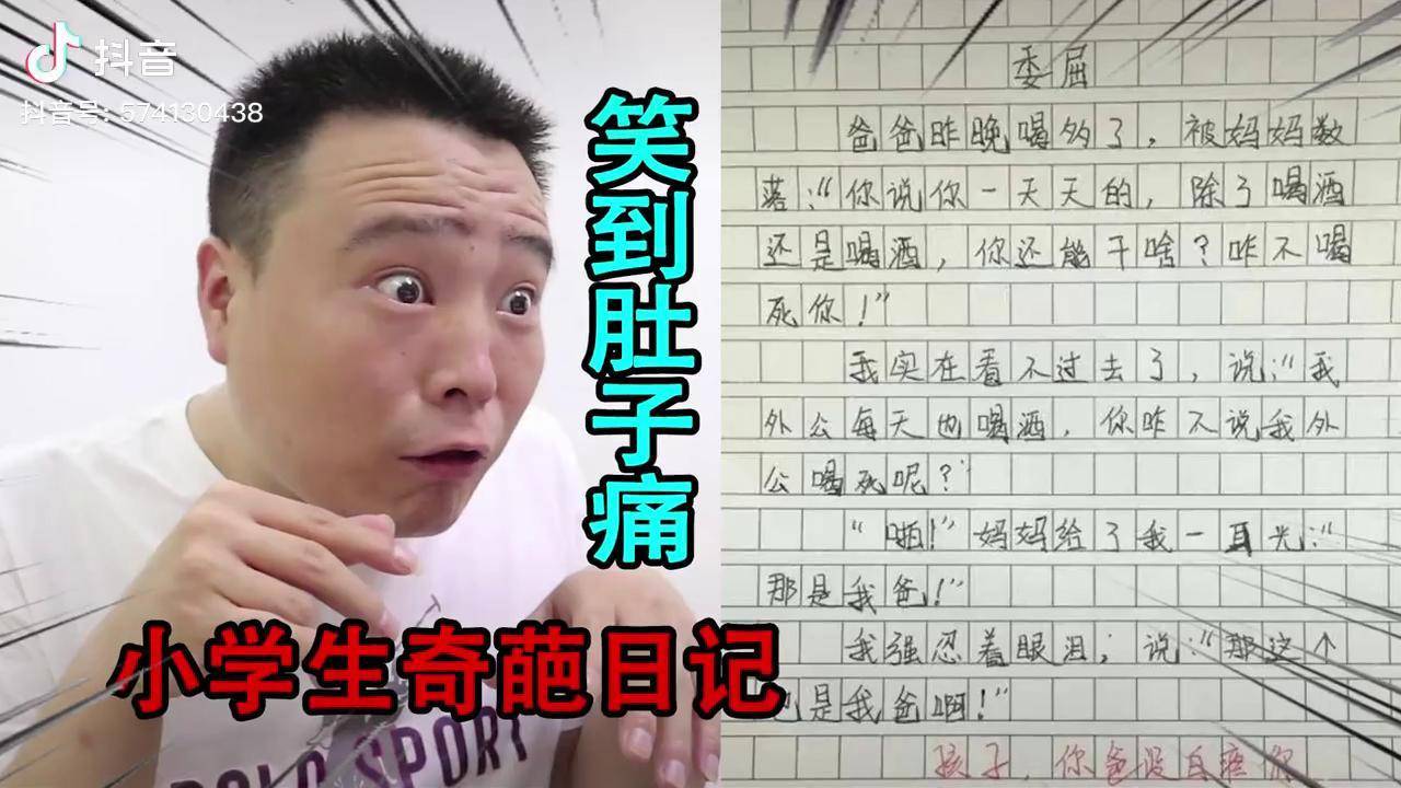 不要笑挑战小浪哥揭秘那些年奇葩小学生的日记