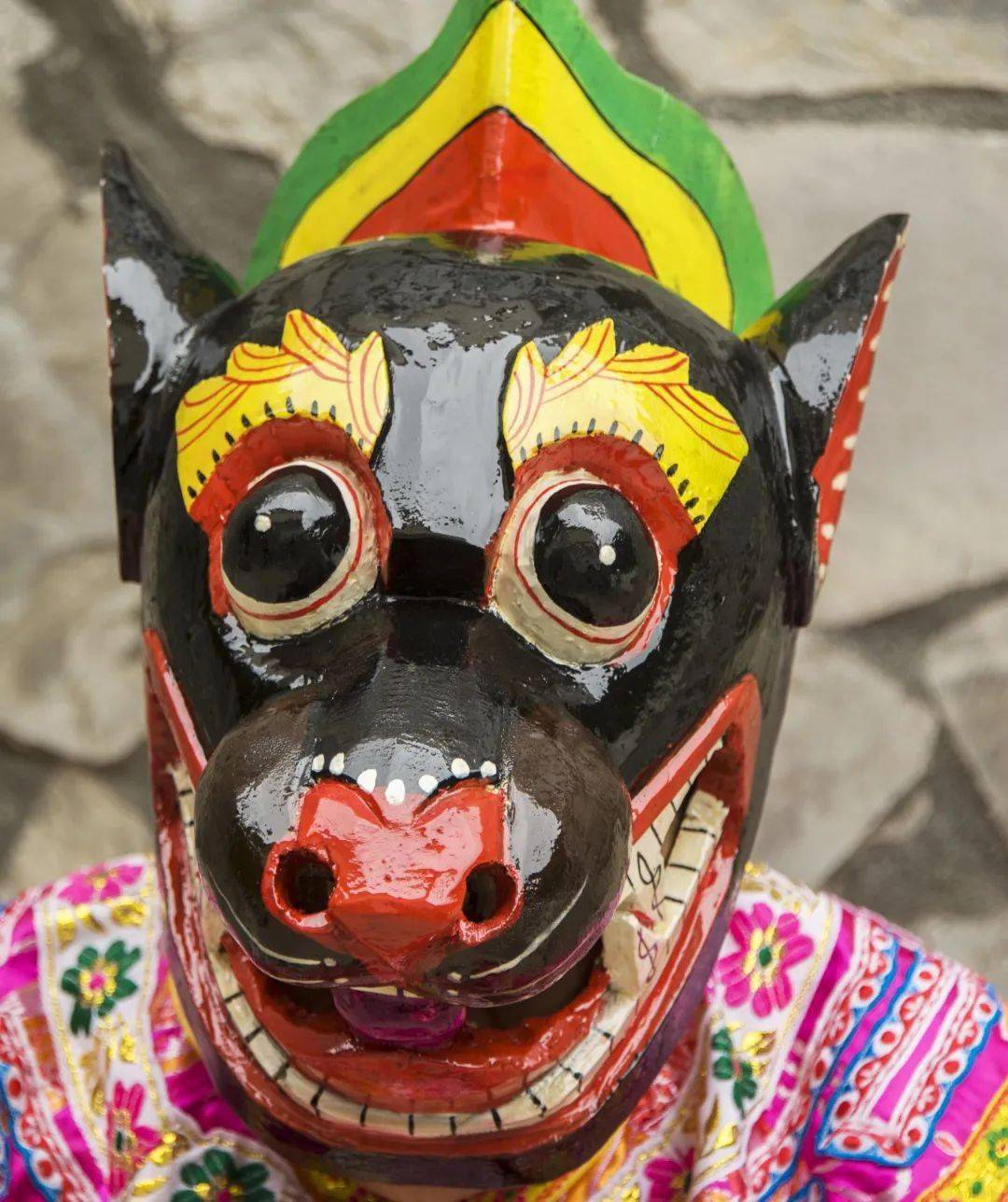 凤凰头民俗 | 白马藏族：“?舞”面具的分类