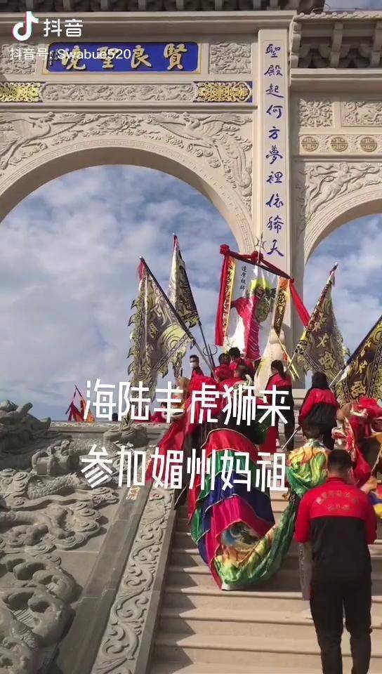 海陆丰虎狮海陆丰虎狮来参加媚州妈祖
