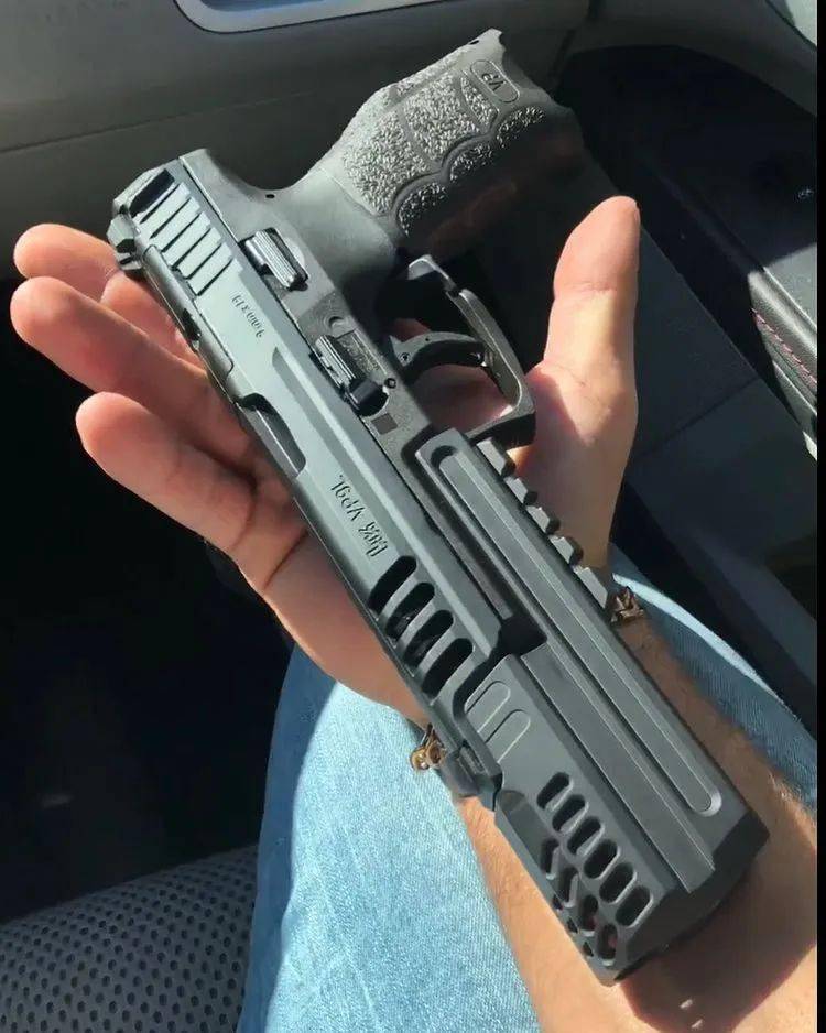 最近这把我很上头德国hkvp9l手枪美图