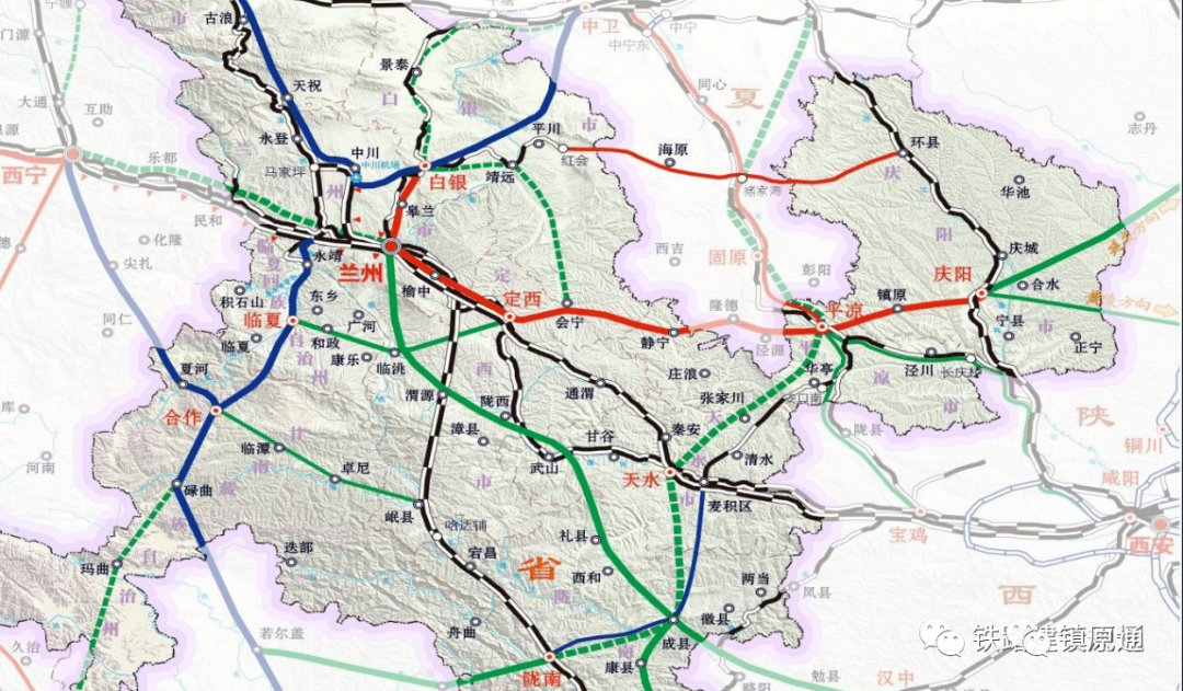 初步规划的线路起于平庆铁路预留四十里铺站,经平凉市崆峒区,固原市