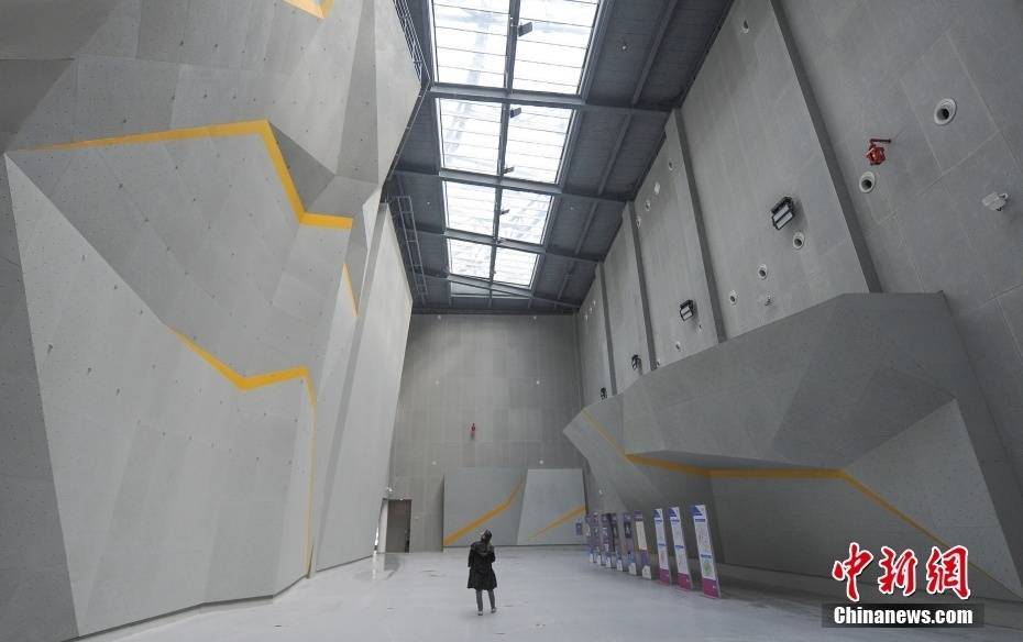 杭州探访杭州亚运会攀岩项目比赛场地 采用半开放式设计