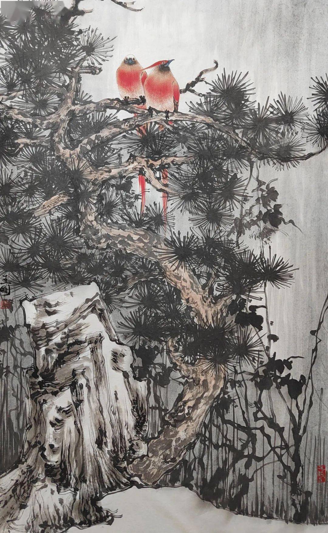 东方艺坛 ▎王刚写意花鸟作品一一《百寿图》系列欣赏_平谷区_美术家