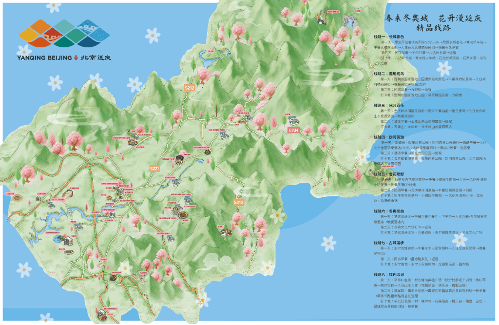 花海|8条精品线路+10个网红打卡地，最美冬奥城延庆邀您踏青