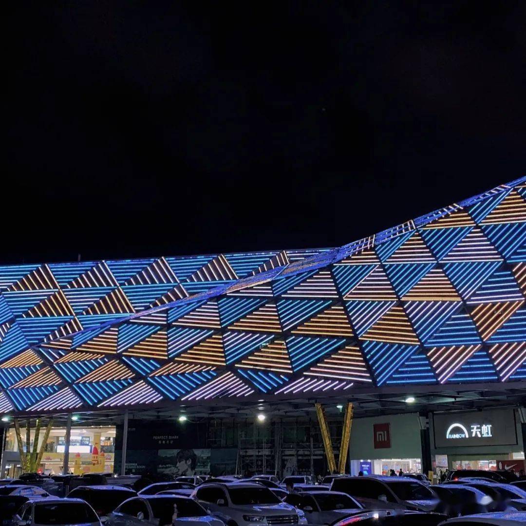 灯光打造都市银河福州万象九宜城夜景照明