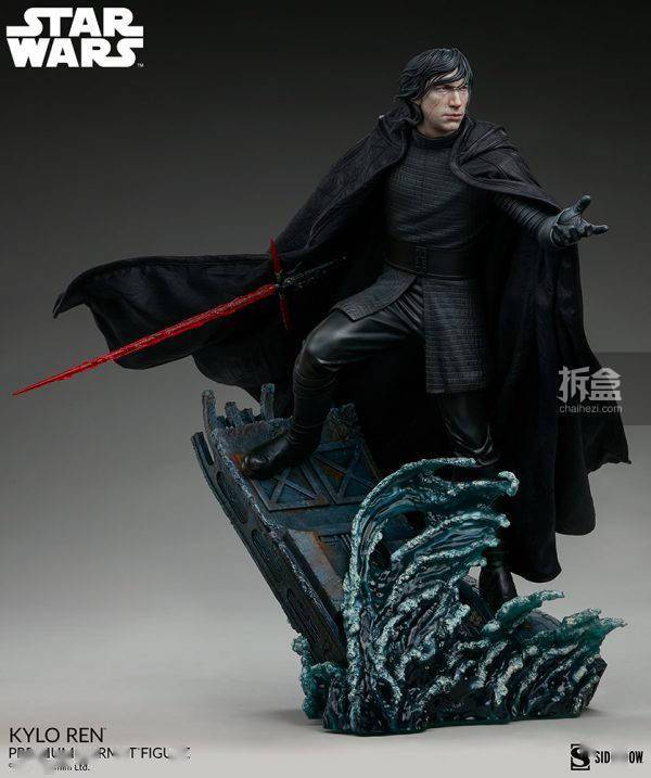 雷伊SIDESHOW 星球大战9 天行者崛起 雷伊 凯洛伦 20.5寸雕像