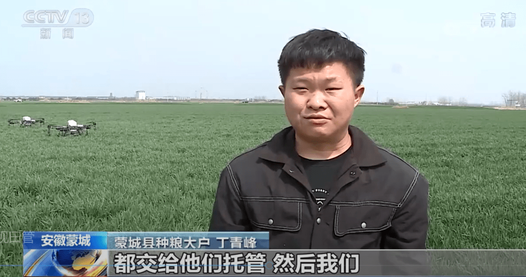 今天,央视报道蒙城这项工作._植保_托管_服务