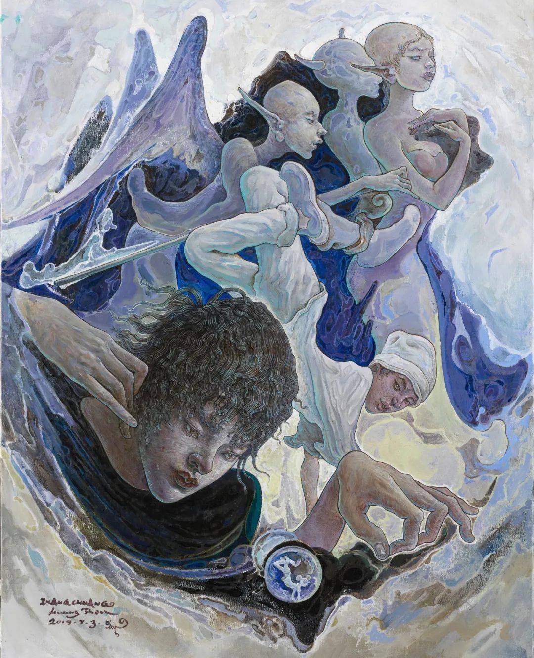 艺术家 优秀作品_cm_布面_油画