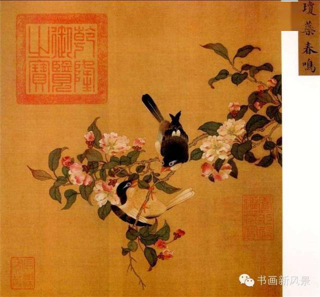 五代两宋名家笔下的醉美花鸟！_搜狐网