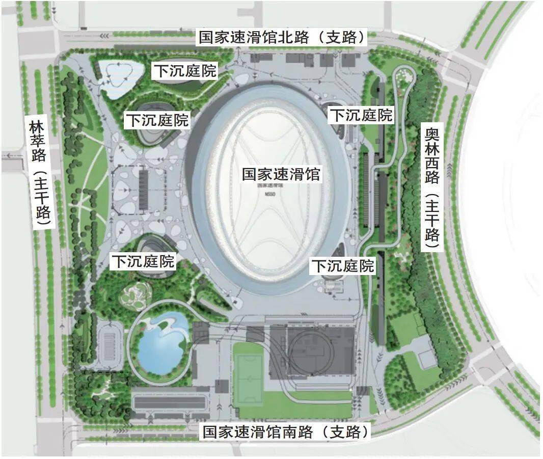 北京奥运会场馆平面图图片