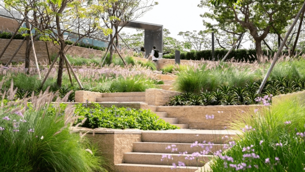 玩转景观高差台阶篇立体花园与自然之境