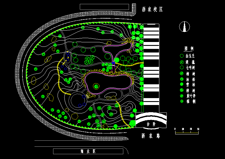 分享280套公园广场绿化建筑cad图纸最全设计练习图纸学习资料素材