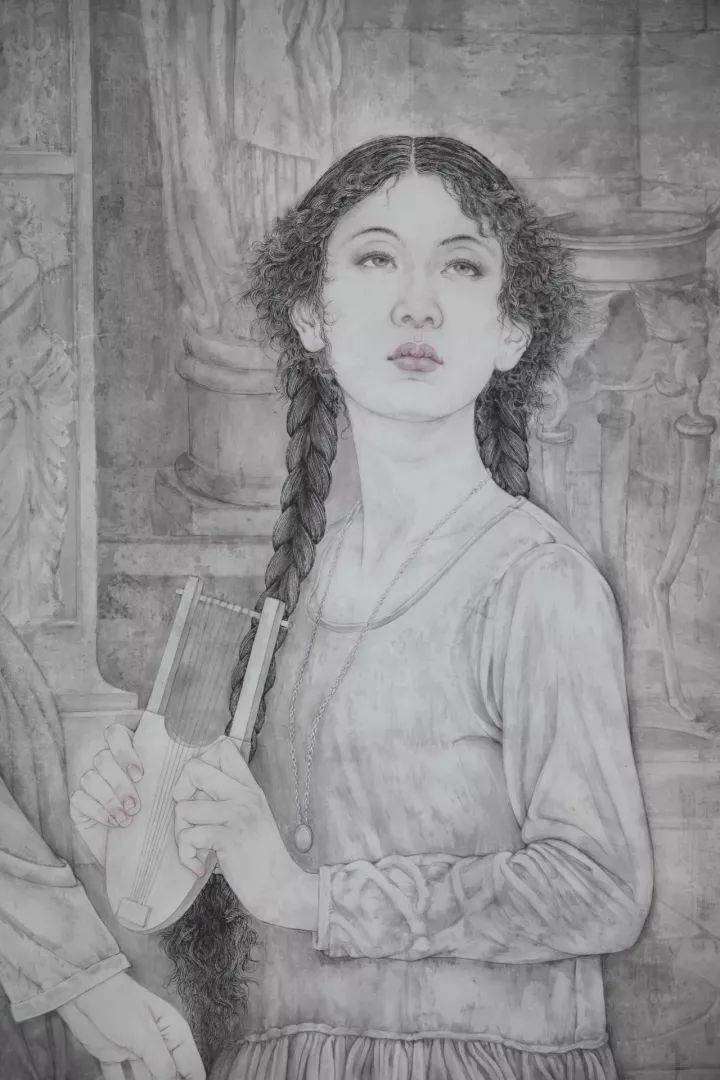 淡雅高贵:杨佩璇作品_cm_系列_丝网