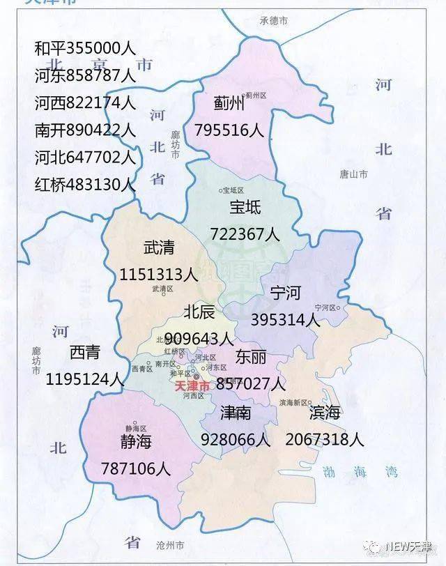 人口負增長天津各區人口變動分析