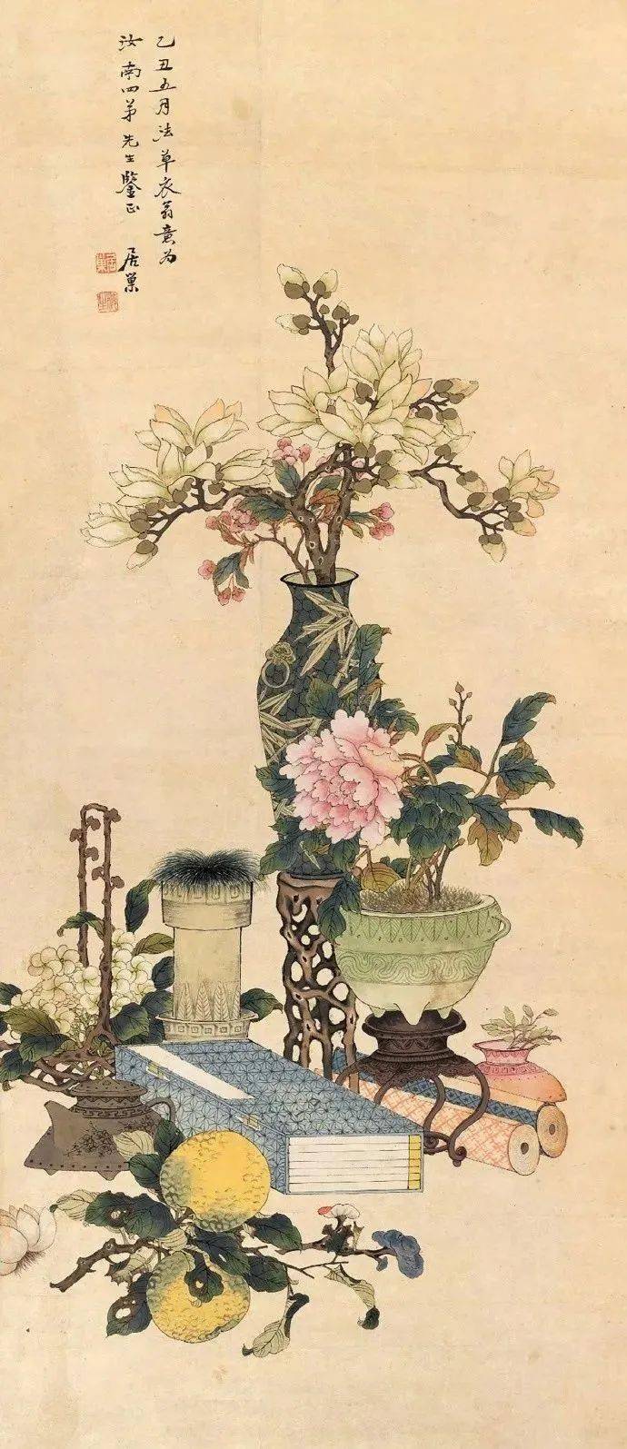 这兄弟俩的花鸟,太美了_吉祥_牡丹_恽寿平