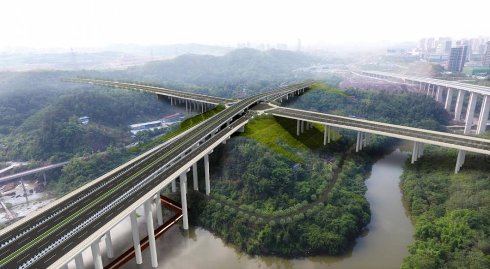 预计10月通车两江新区水土新城新增一条南向通道