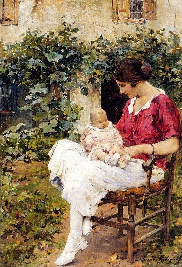 法国女画家卢卡斯罗比盖的东方主义阿尔及利亚题材的油画作品欣赏