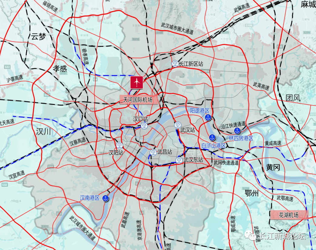 重磅长江新区启动阳逻五通鲁台规划