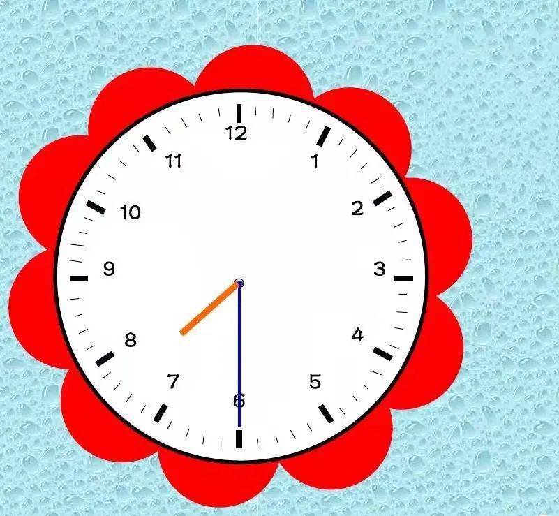 数学活动《认识时钟半点》022.